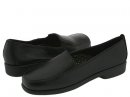 Hush Puppies Heaven Black Leather Women's Slip On