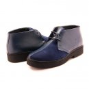 British Walk Playboy Navy Split Toe Suede/Leather