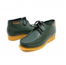 British Collection Knicks-Green Leather/Suede Slip-on