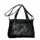 ILI 6873 Black Leather Bag