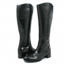 Franco Sarto Women's Chip Riding Boots Black Leather