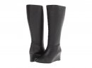 Ros Hommerson Tess Wide Calf Black Water Proof Wedge boot