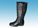 Peerage 7039 Black Leather Boot