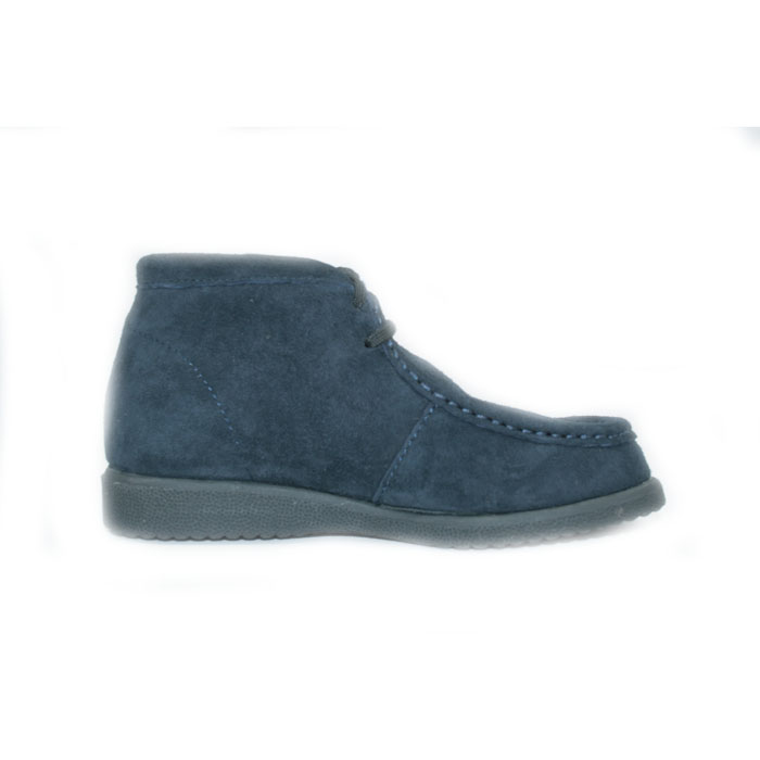 Hush Puppies Bridgeport Boy's Shoes Navy Suede - 49.99 : Wide Width ...