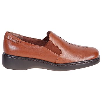 Naturalizer Music Brown Leather Women's Shoes 721n75 - 79.99 : Wide ...