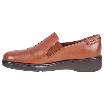 Naturalizer Music Brown Leather Women's Shoes 721n75 - 79.99 : Wide ...