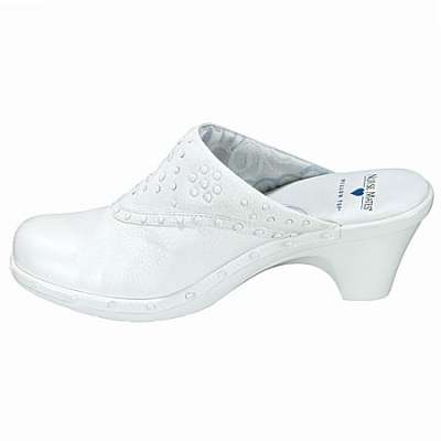 Nurse Mates Womens White Langdon Clog
