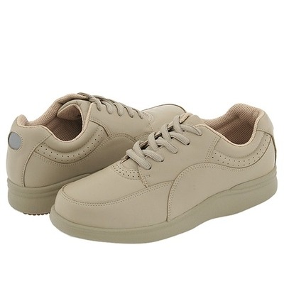 Hush Puppies Power Walker Taupe Leather walking shoes - 79.99 : Wide ...