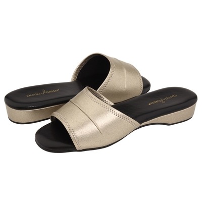 Daniel Green Dormie Slippers Pewter