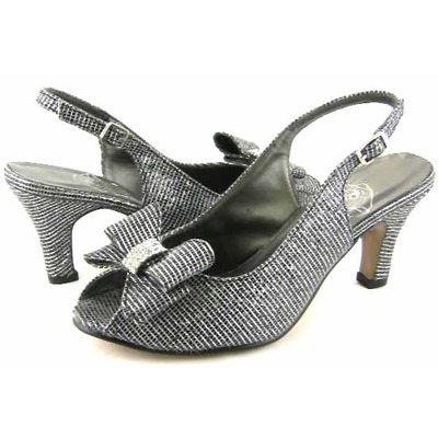 Floral DP721 Womens Black Dress Shoes