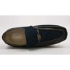 British Collection Power Old School Slip On Navy/Brown Shoes