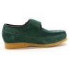 British Collection Royal Old School Slip On Green Suede Shoes