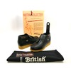 British Collection Palace-Black Leather Slip-on with tassle