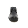 British Collection Men's Playboy Ostrich Boot Black Leather