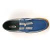 British Collection Apollo-Blue and Grey Leather/Suede Slip-on