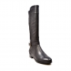 SoleMani Women's Naz X-Slim 12"-13" Calf Black Leather Boot