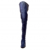 Peearge LB7060 Ladies Thigh High Boots Navy Leather