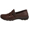 Hush Puppies Ionic Coffee Bean Leather Women's Slip On