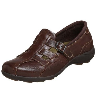 Hush Puppies Ionic Coffee Bean Leather Women's Slip On