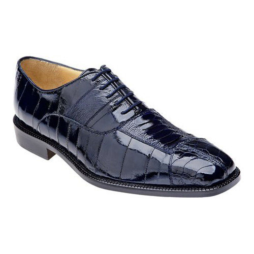 Details about Belvedere Men's Mare Genuine Ostrich/Eel Oxford Dress