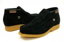 British Collection Palace-Black Suede Slip-on with tassle