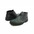 British Collection Men's Playboy Split-Toe Black/Grey Leather