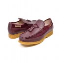 British Collection Brooklyn I Burgundy Leather and Suede