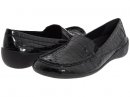 Elites Regan Black Leather Croco Women's