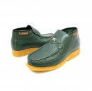 British Collection BWB-Green Leather Slip-on
