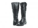 David Tate Eileen Black Leather Wide Wide calf