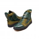 British Collection "Empire Green Leather High Top w/Crepe Sole