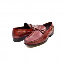 British Collection "Leon" Bordeaux Slip-on Leather