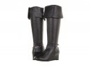 Ros Hommerson Tami Wide calf Black Leather over the knee