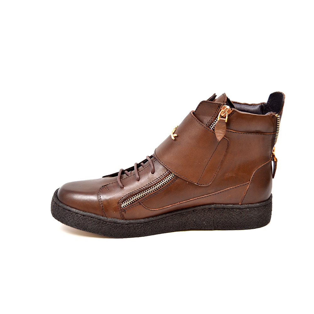 British Collection Empire Burgundy Leather High Top [9080-2] - $238.00 ...