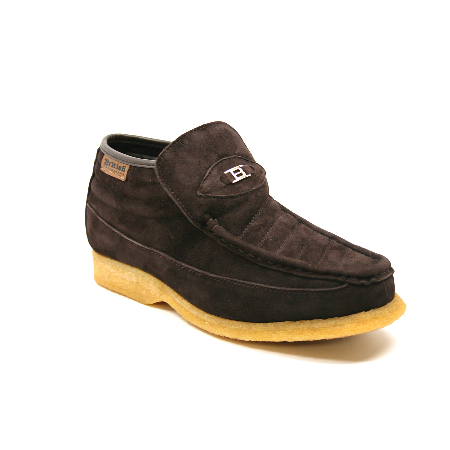 British Collection-Liberty Brown Suede High Slip-on [666-3] - $159.00 ...