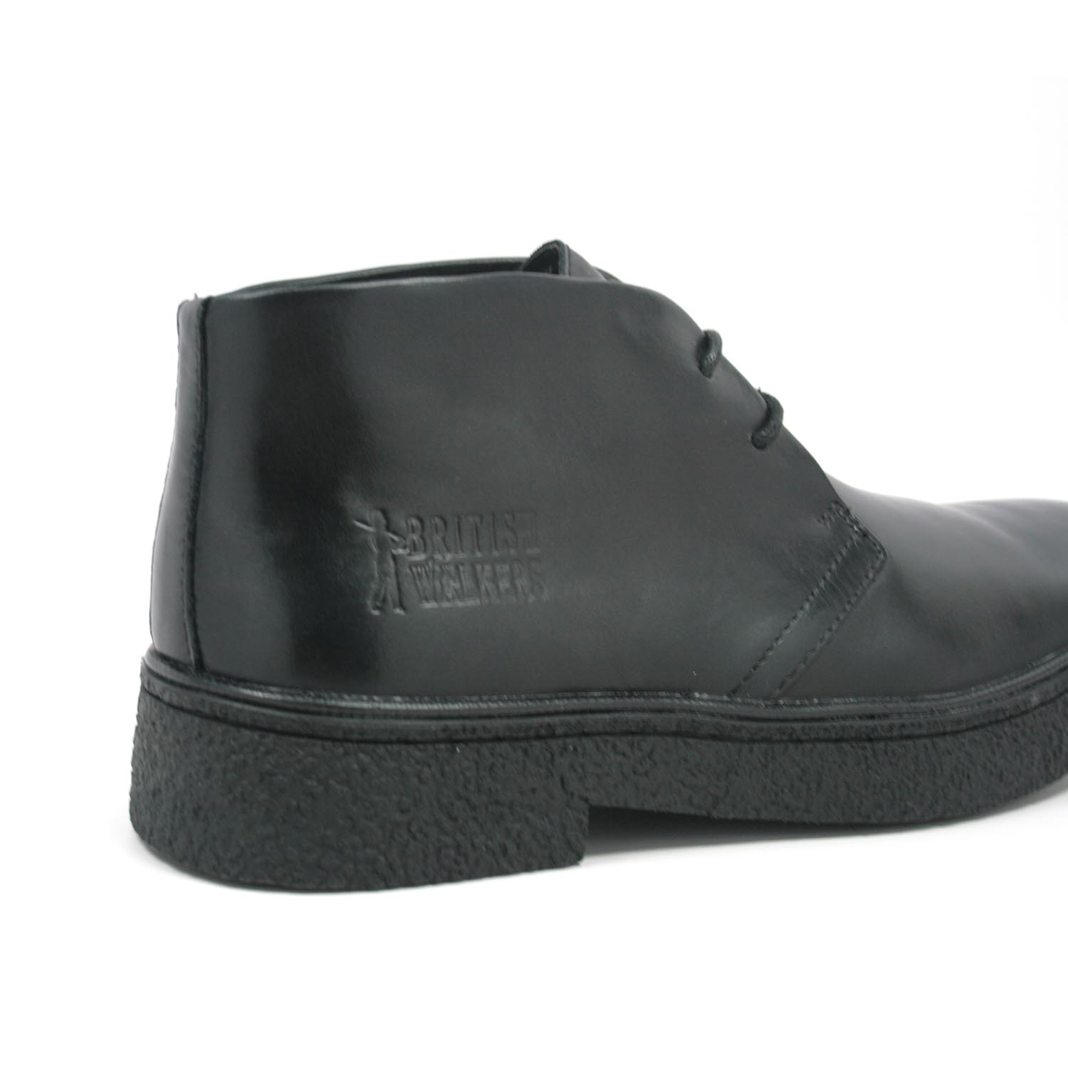 British Walkers Men's Playboy Chukka Boot Black Leather [1226-1] - $99. ...
