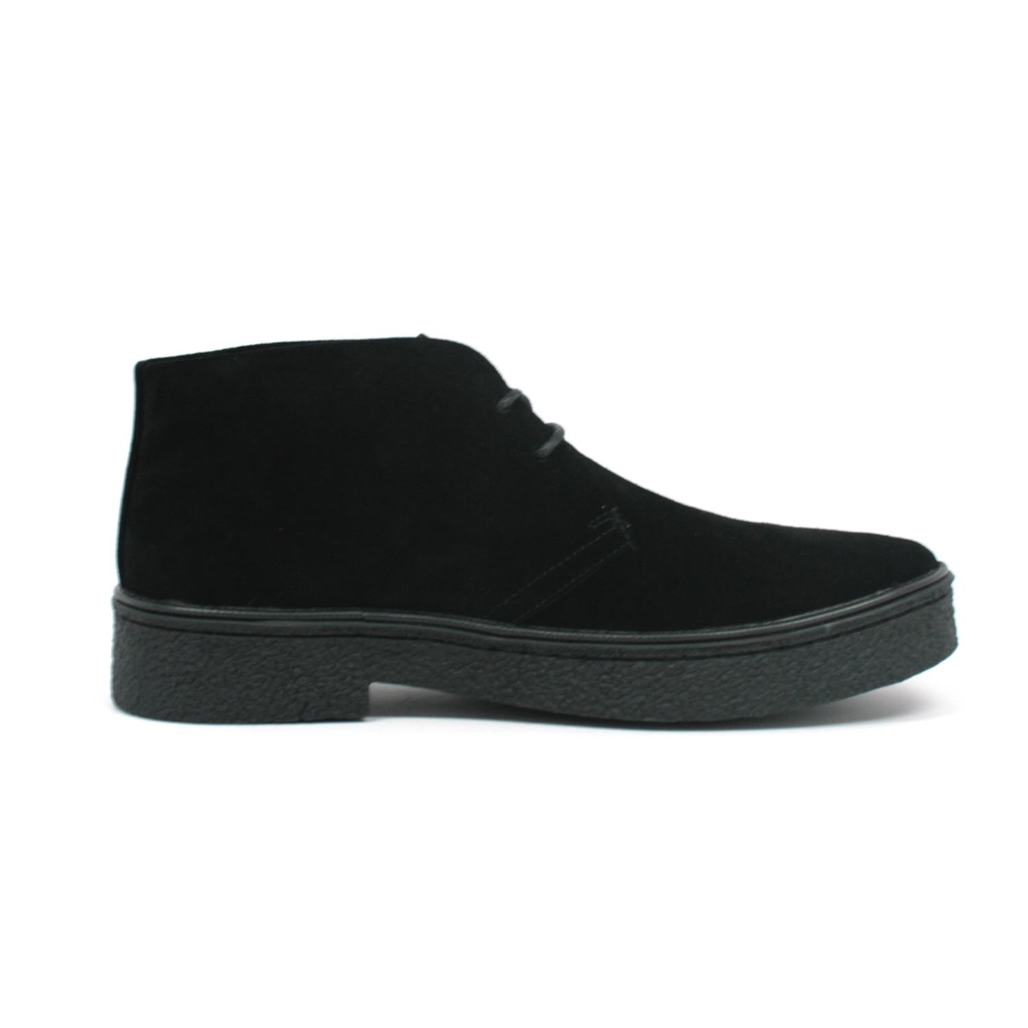 black suede dress boots mens