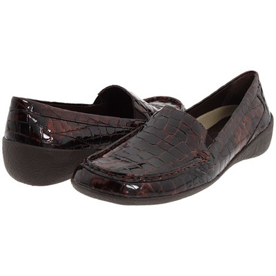 Elites Regan Brown Leather Croco Women's