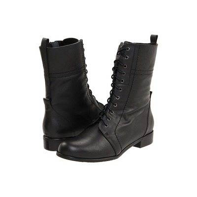 Ros Hommerson Military boot black leather