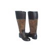 Ros Hommerson Chip boot Brown Leather suede wide calf