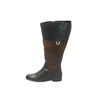 Ros Hommerson Chip boot Brown Leather suede wide calf