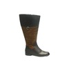 Ros Hommerson Chip boot Brown Leather suede wide calf