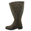 David Tate Eileen Brown Leather Wide Wide Calf