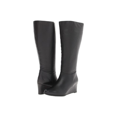 Ros Hommerson Tess Wide Wide Calf Black Water Proof Wedge boot