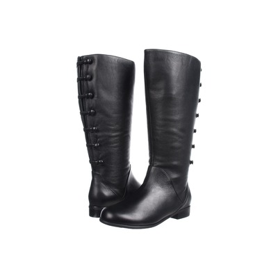 Ros Hommerson Trendy Wide Calf Boot Black Leather