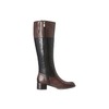 Franco Sarto Women's Christie Riding Boot Brown/Black Leather