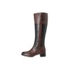 Franco Sarto Women's Christie Riding Boot Brown/Black Leather