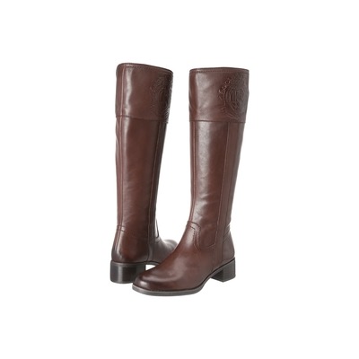 Franco Sarto Women's Christie Riding Boot Ox BrownLeather