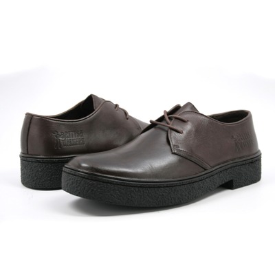 British Walkers Men's Playboy Low Cut Brown Leather