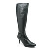 SoleMani Women's Rochelle Black Leather 12" calf size